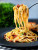 biltong & chourico pasta
